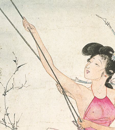 大渡口-胡也佛的仕女画和最知名的金瓶梅秘戏图
